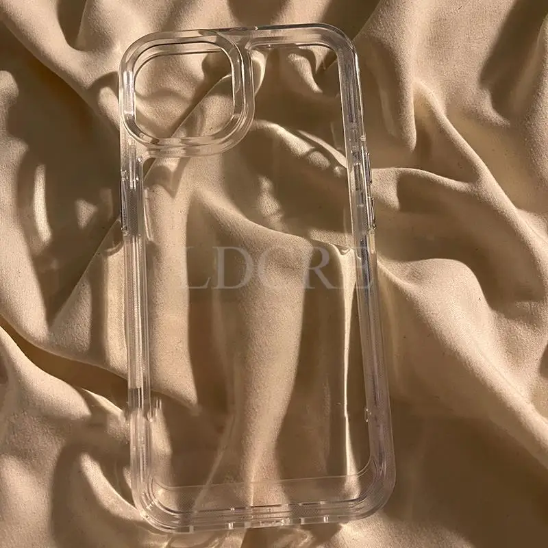 Для iPhone 14 Pro Max Чехол Силиконовый Прозрачный Противоударный ТПУ Новый Телефона 13 12