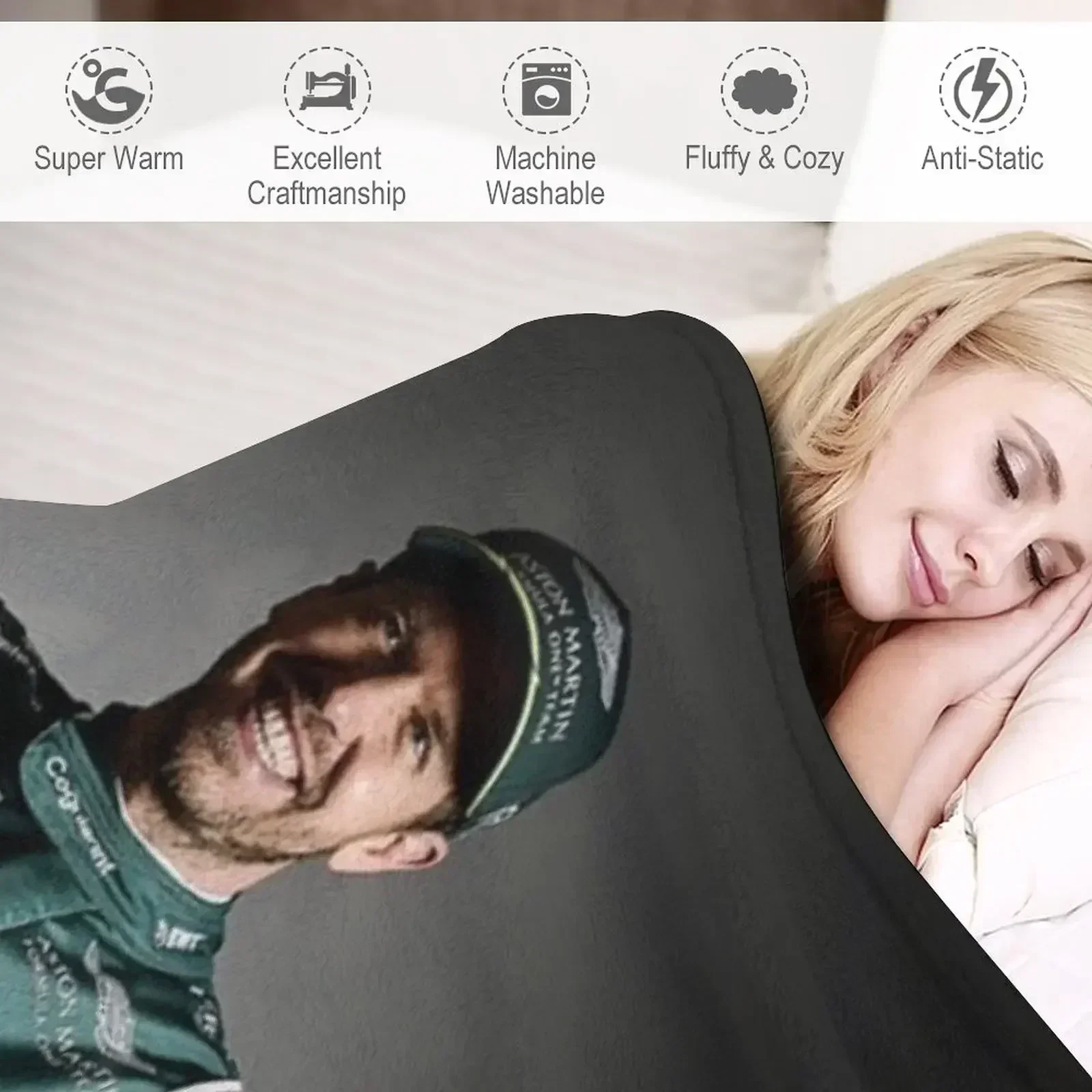 Одеяло Funart Sebastian Vettel Детское одеяло