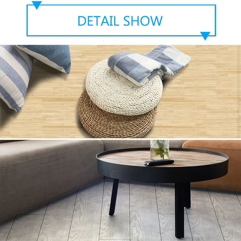 Винтажные зернистые наклейки на пол из древесины современные настенные Стикеры