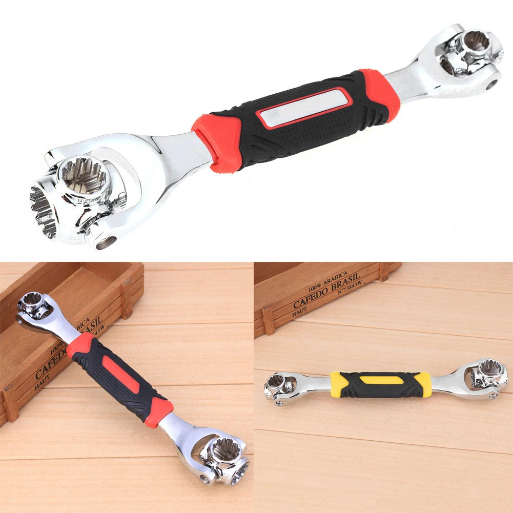 

Торцевой универсальный гаечный ключ 48 в 1, вращающийся на 360 градусов разводной ключ, ручной инструмент для ремонта мебели и автомобилей