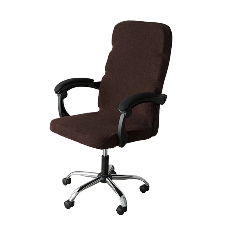 Cover Water Resistant Stretch Jacquard Computer Gaming Swivel Chair Covers High Back Slipcovers For Armrest Chairs