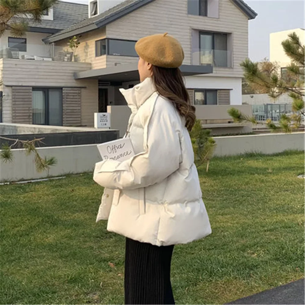 New2022 New Autumn Winter Jackets Loose Women's Parkas Casual Outwear Female Coats Thick Warm Parka High Quality Down Padded