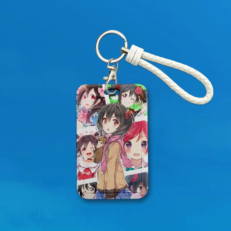 2023 110*70mm Japanese Anime LOVE LIVE Lanyard ID Card Badge Holder with Keychain Keyring Gift No.1-No.18