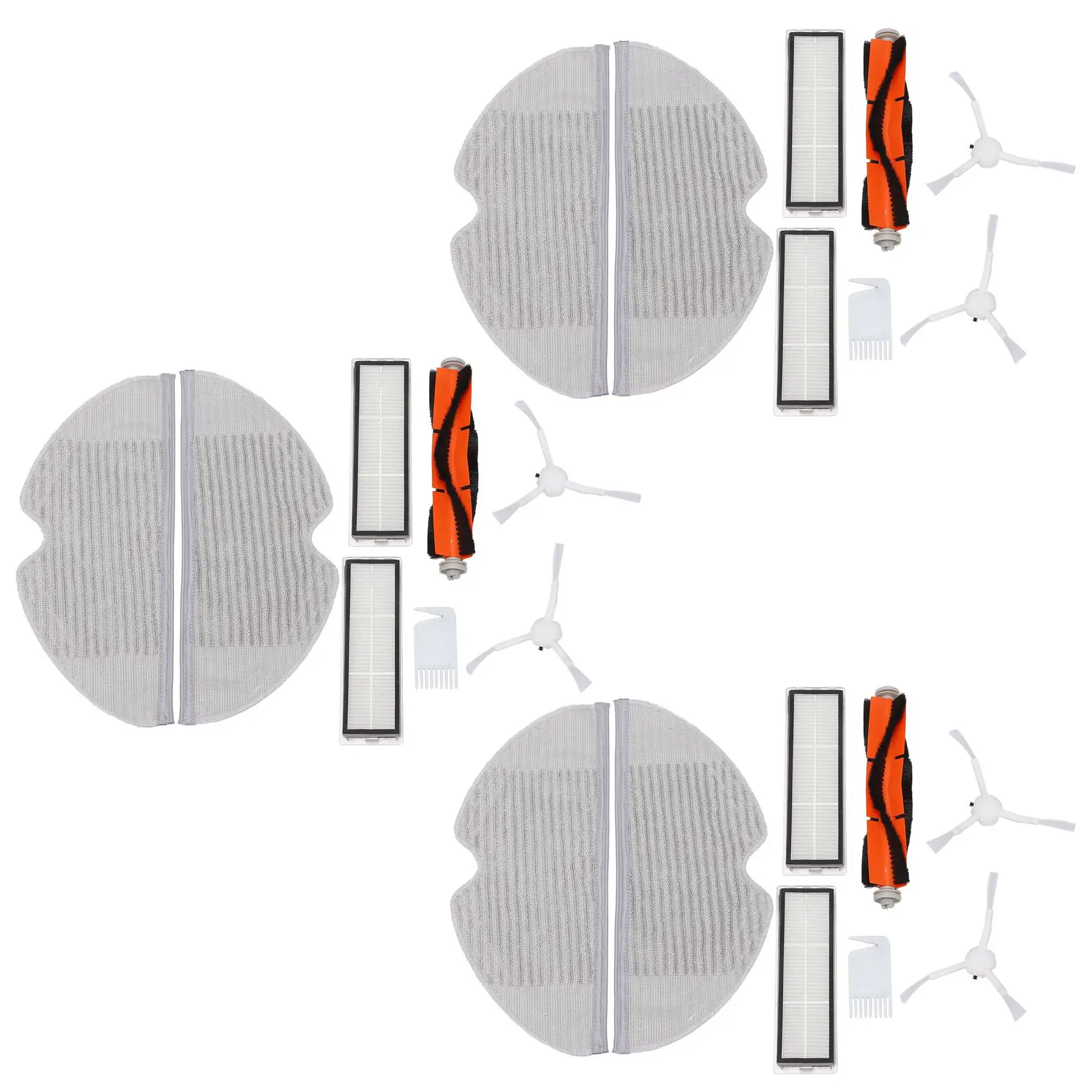 

24Pcs Kit for 1C Robot Accessories Side Roller HEPA Filter Main Brush Mop