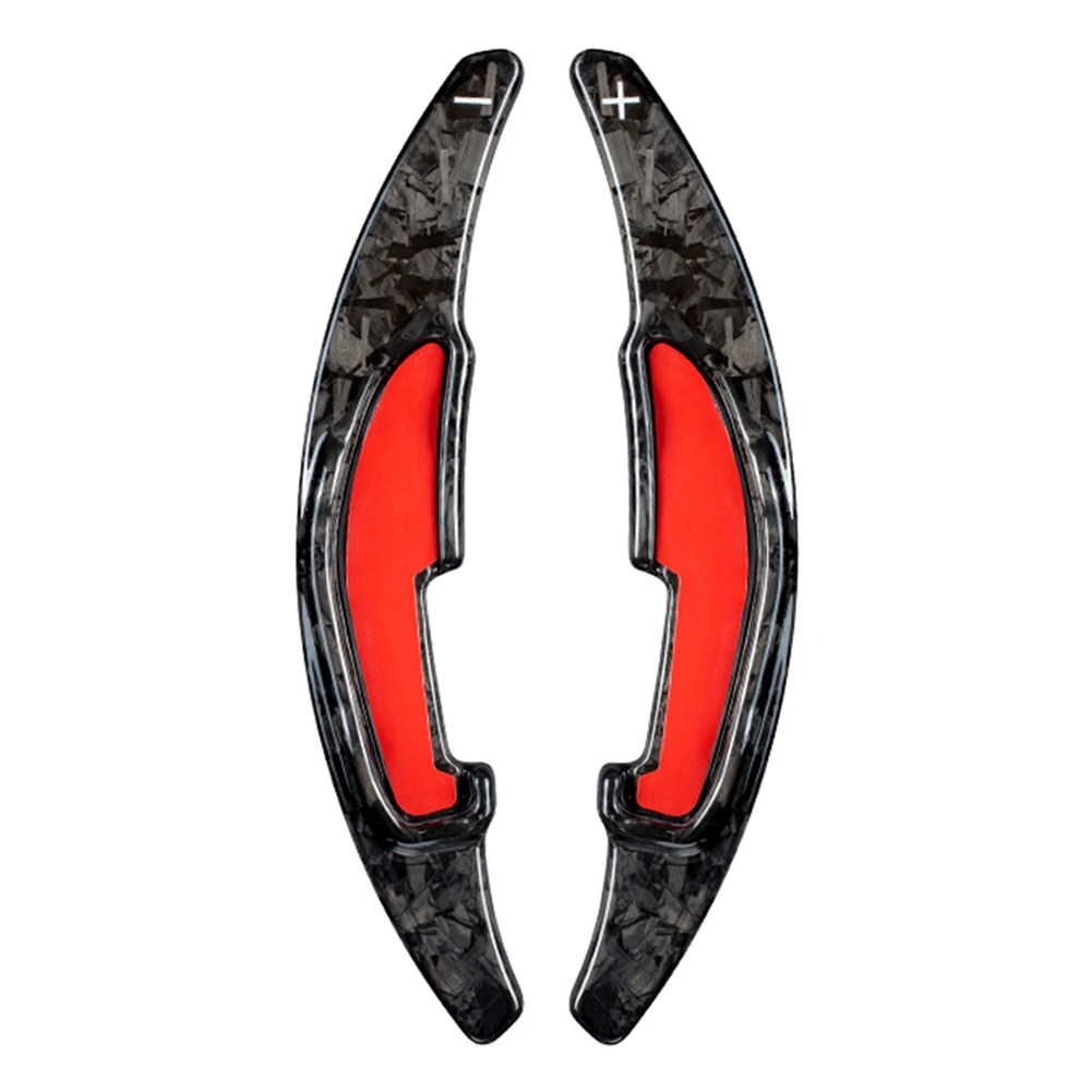 1Pair Forged Carbon Fiber Car Steering Wheel Paddle Shifter Extension For BMW M2 M3 M4 M5 M6 X5M X6M