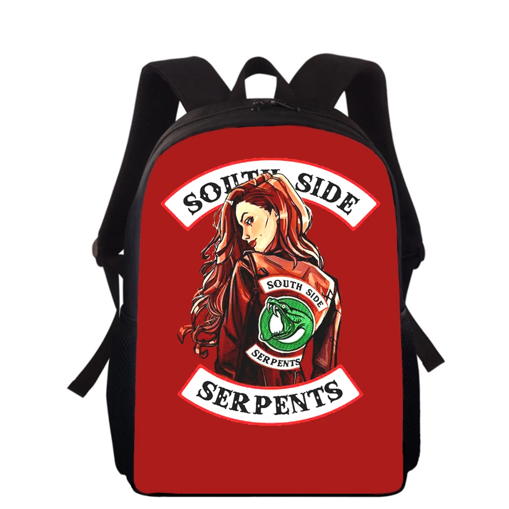 TV Riverdale 15” 3D Print Kids Backpack Primary School Bags for Boys Girls Back Pack Students School Book Bags