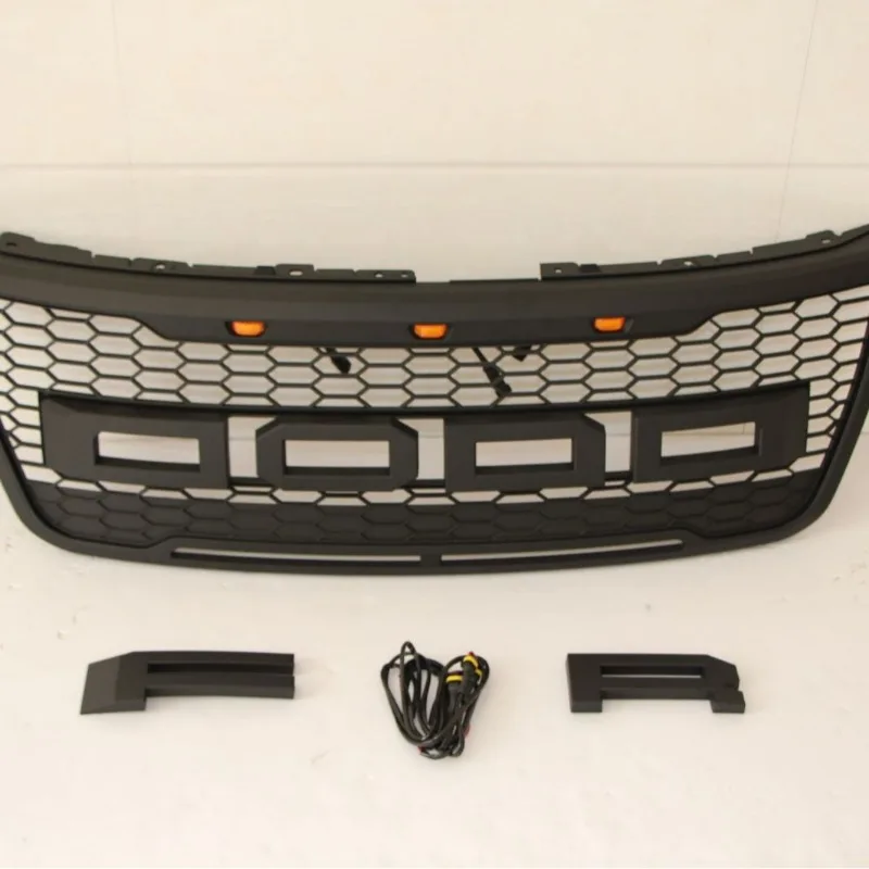 Подходит для 12-15 Ford EXPLORER GRILL гоночная решетка маска переднего бампера ait