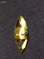 natural gold rutilated quartz flower pendant necklace brazil 31117mm gold rutilted women men jewelry aaaaaaa