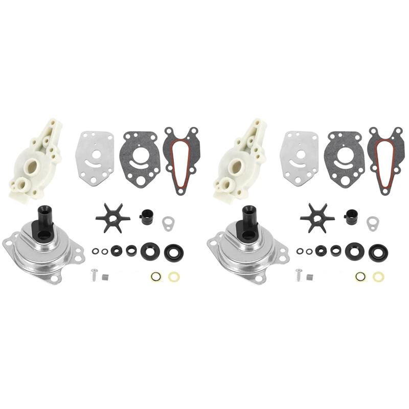 2X 46-42089A5 комплект для ремонта крыльчатки водяного насоса Mercury Mariner 6/8/9.9/10/15 HP