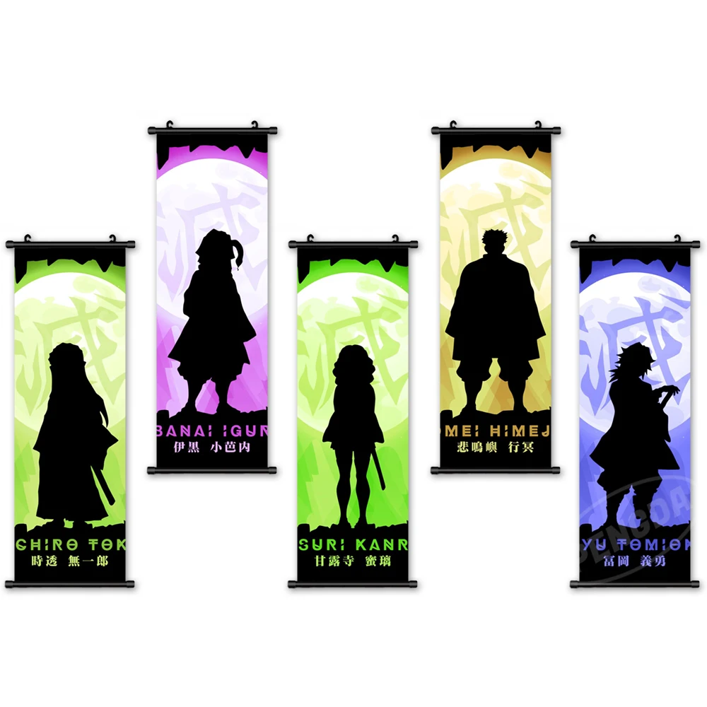 

Anime Demon Slayer Canvas Hanging Pictures Painting Home Decoration Prints Living Room Modern Cartoon Wall Poster Decor Artwork