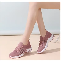 2022 fashion sneakers womenmesh breathable tenis de mujer stretch fabric breathable soft bottom lace up casaul lady shoes woman