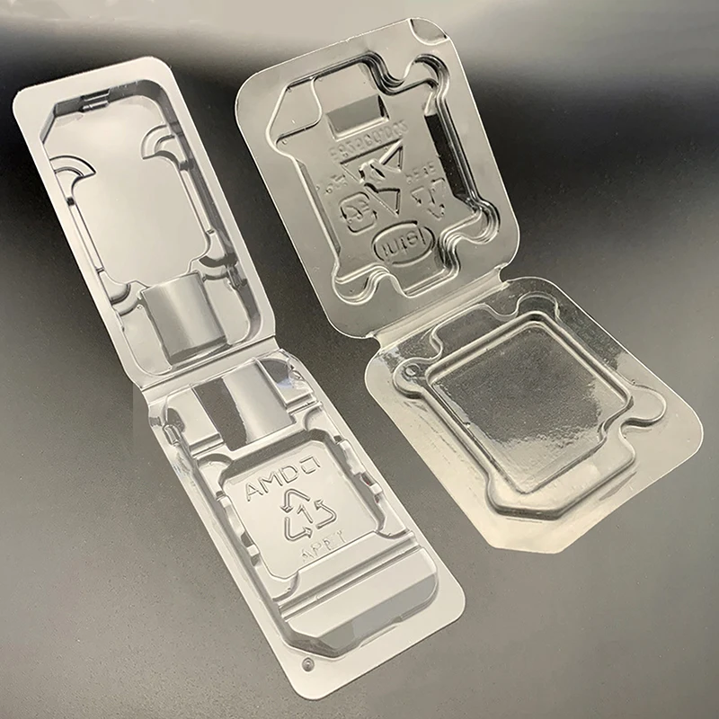 

10pcs CPU Clamshell Tray Box AMD Case Holder Protection For AMD AM2 AM3 FM1 FM2