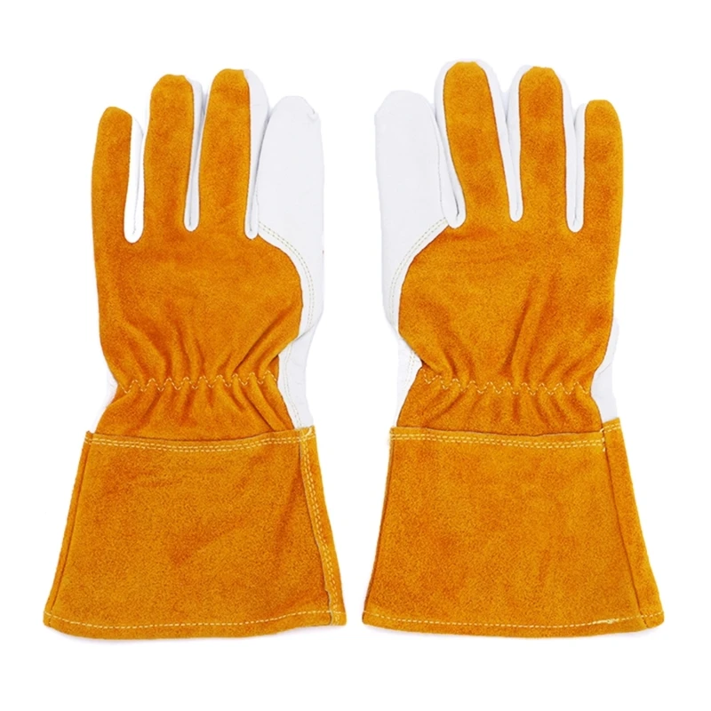 

Unisex Long Gardening Gloves Rose Pruning Thorn Proof Garden Gloves with Long Forearm Protection Gauntlets Breathable
