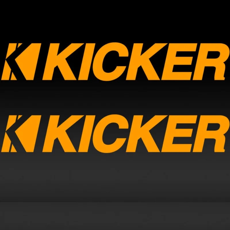 Фото 2 шт. 6 дюймов KICKER надпись автомобильный бампер окно автомобиля виниловая наклейка наклейка №4