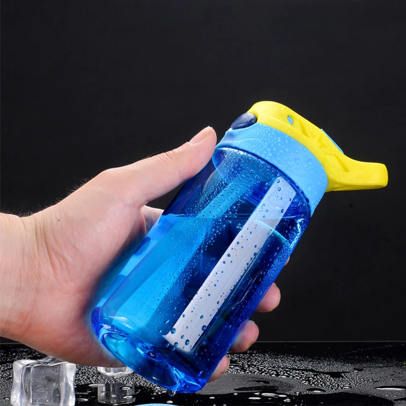 

Creative Leakproof Kettle Kid Water Bottle Baby Feeding Cup with Straw Portable Children Tumbler Outdoor Drinking Mug 480ml