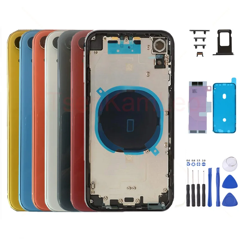 [TKL] Задний корпус для iPhone XR Стеклянный аккумулятор с рамкой Задняя крышка Корпус
