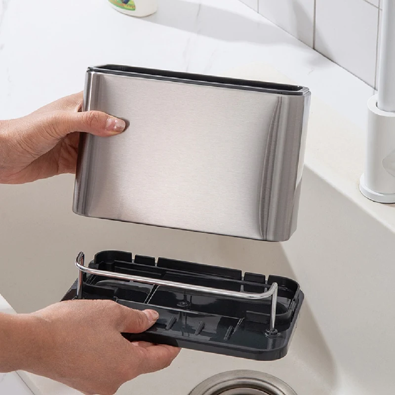 ABHG Кухонная сливная полка из нержавеющей стали региональный органайзер для