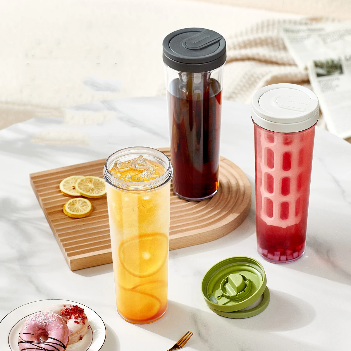 Кофейник для холодного приготовления 1 л бутылки фруктового сока напитков