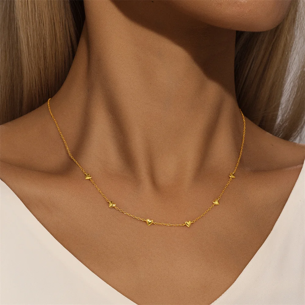 CANNER Серьёжное ожерелье сердце из серебра 925