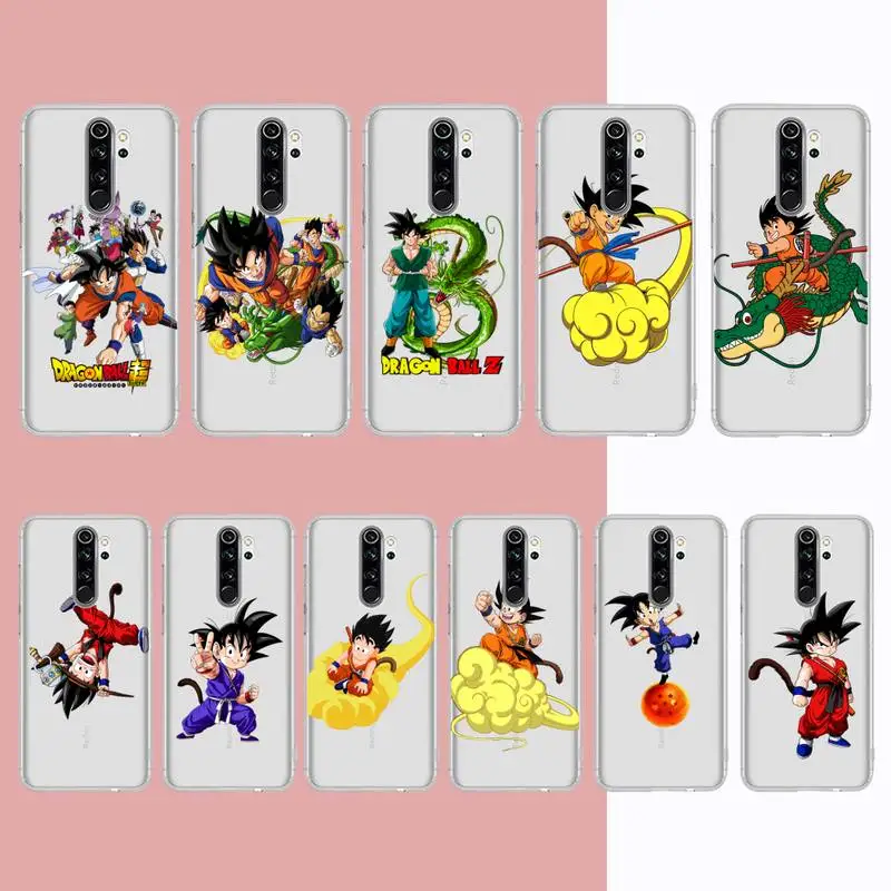 

BANDAI Dragon Ball Phone Case for Samsung A51 A52 A71 A12 for Redmi 7 9 9A for Huawei Honor8X 10i Clear Case