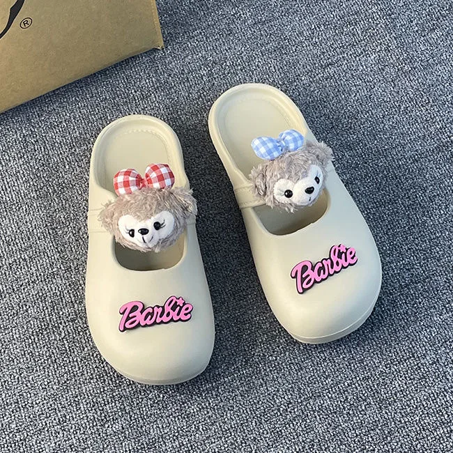 Милые тапочки для куклы ShellieMay Duffy с героями мультфильмов новинка 2024 домашняя