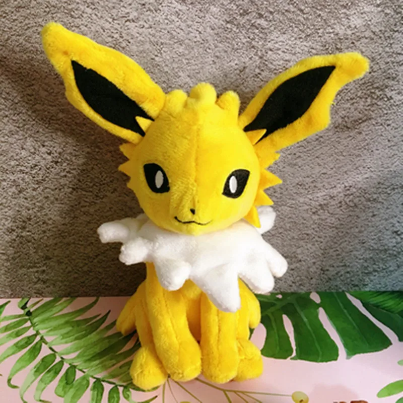 

Высококачественные японские оригинальные аниме игры Pokemon fit Jolteon плюшевая игрушка кукла подарок на день рождения