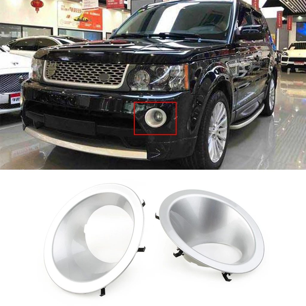 

1 Pair Car Front Bumper Fog Light Lamp Bezel Frame For Land Rover Range Rover Sport 2010 2011 2012 2013 Car Accessories