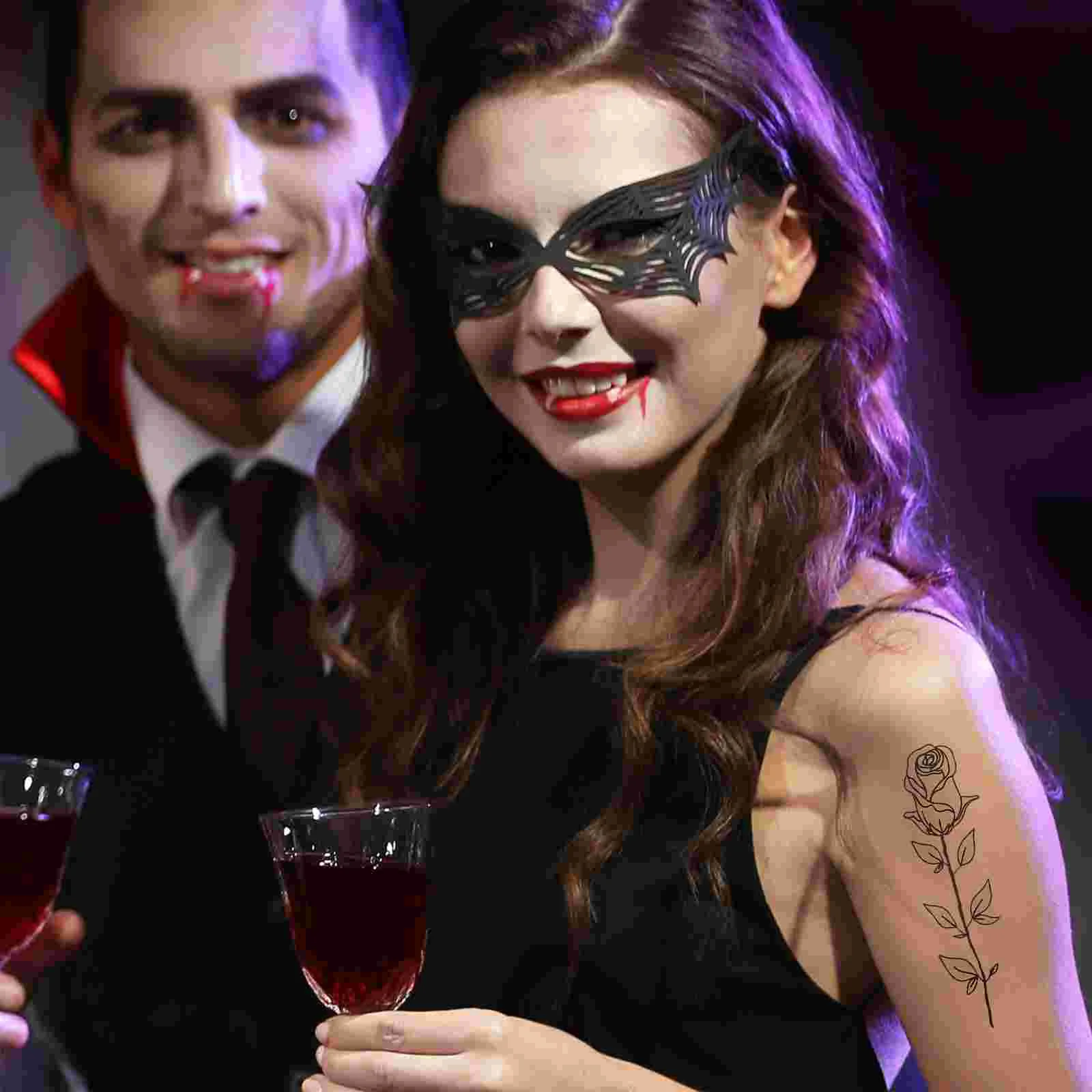 

15 Sheets Small Flower Tattoo Stickers Fake Tattoos Women Temporary Botanical Branch Lavender Arm and shoulder for