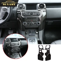 2pcs center console air outlet decorative cover trim sticker for land rover discovery 4 lr4 2014 16 molding accessories lhd