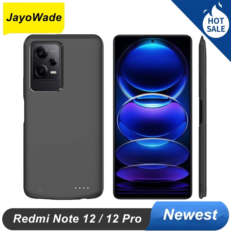 

Чехол-аккумулятор для Xiaomi Redmi Note 12 12 Pro, 6800 мАч