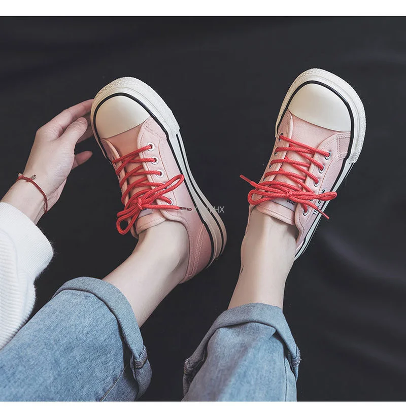 

Women's Fashion Summer Vulcanize Shoes Women's Sneakers Retro Woman Ventilate Shoes Flat Fashion Comfortable Shoes Women