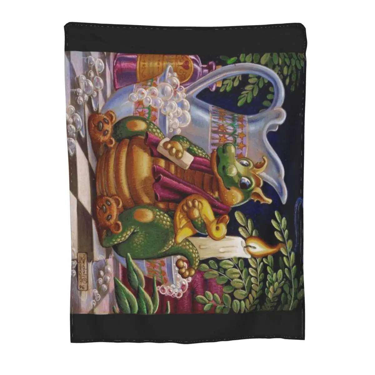 Ультра-мягкое Флисовое одеяло для ванны при свечах