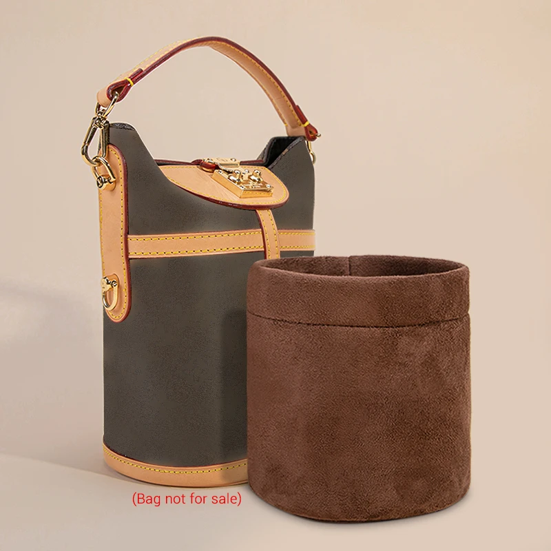 

Brand Make up Organizer Suede Pluch Insert Bag For Handbag Travel Inner Purse Portable Cosmetic Bags Liner Fit For Dufflel