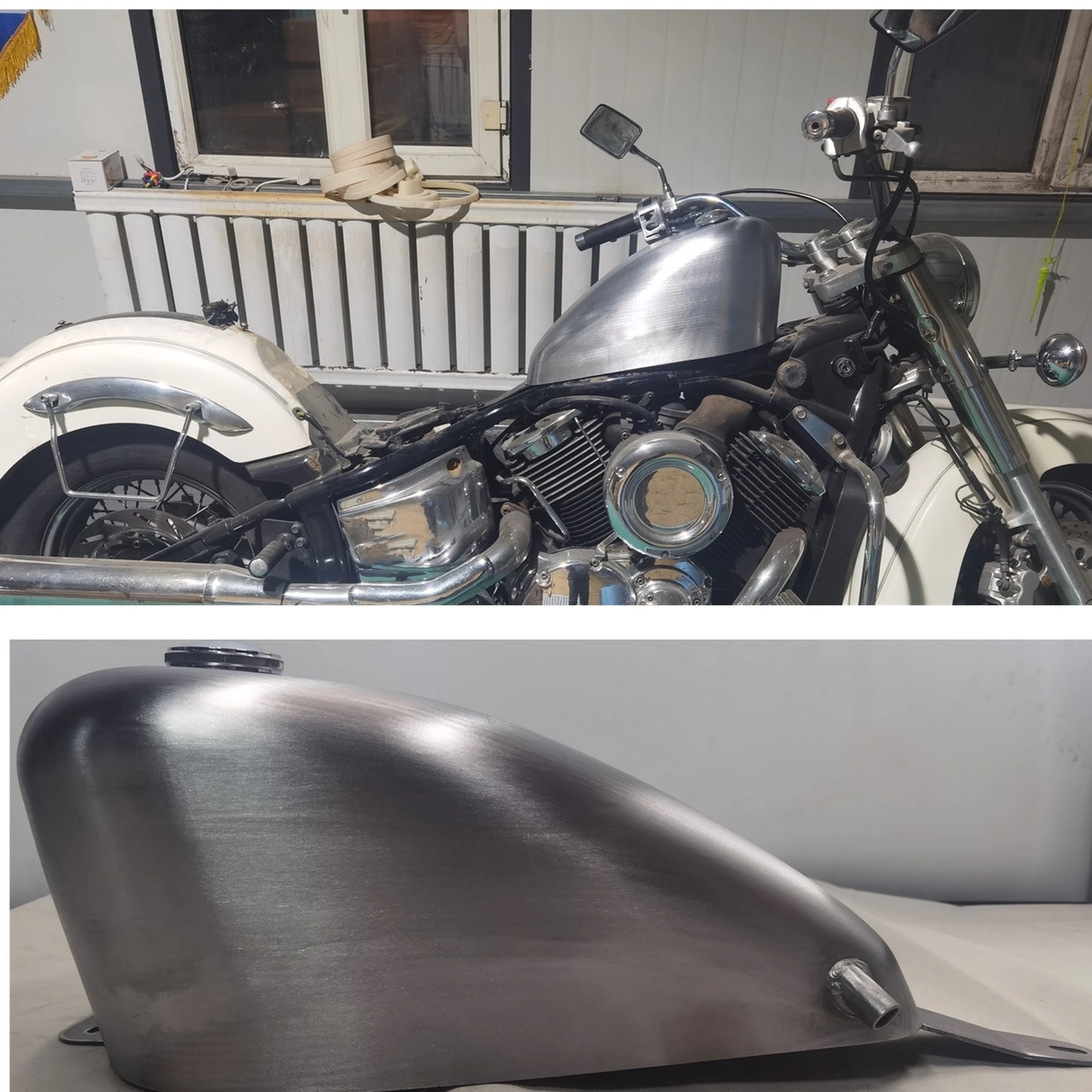 

10 л мотоциклетный бензиновый топливный бак для YAMAHA DRAGSTAR 1100 Vstar 1100 XVS1100 V-star 1100