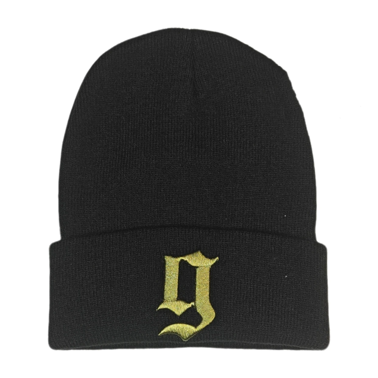 GBRS Outdoor Adventure Теплая черная вязаная шапка Шапка-бини с закатанными полями g