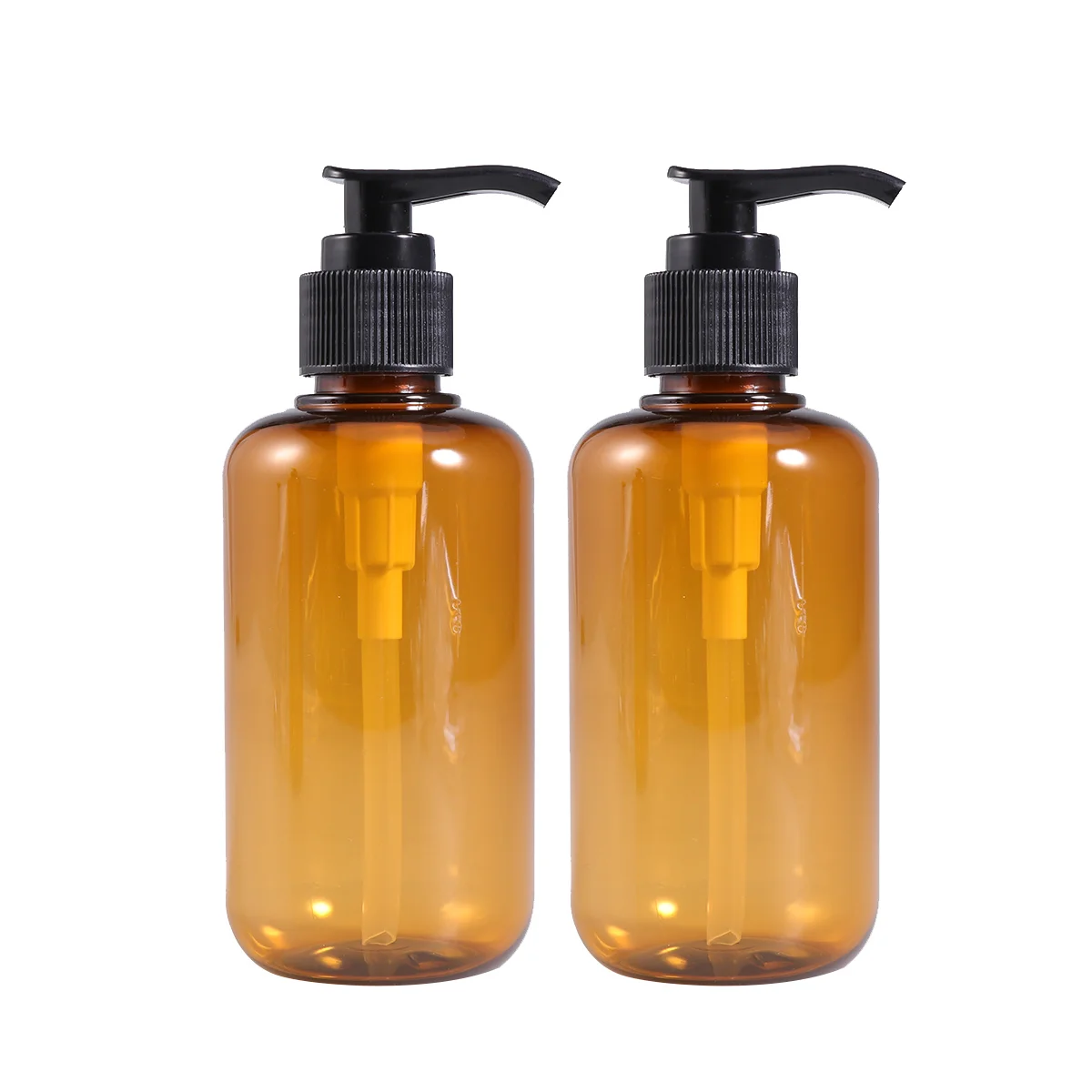 

Dispenser Pump Bottles Bottle Soap Shampoo Amber Lotion Empty Liquid Refillable Hand Storage Bathroom Travel Containers
