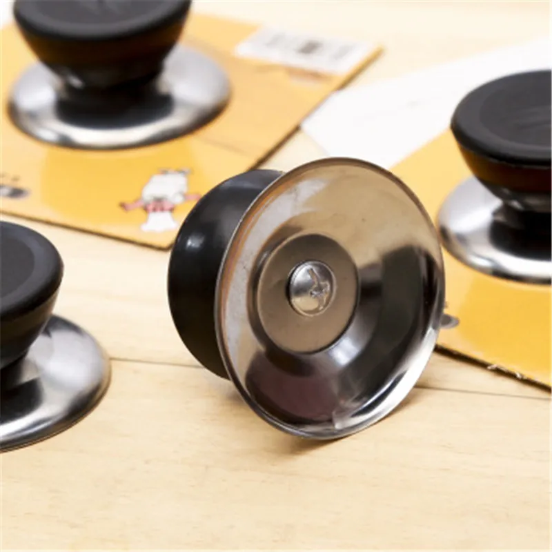 Крышка для кухонного прибора стеклянная крышка горшка верхняя ручка нержавеющая