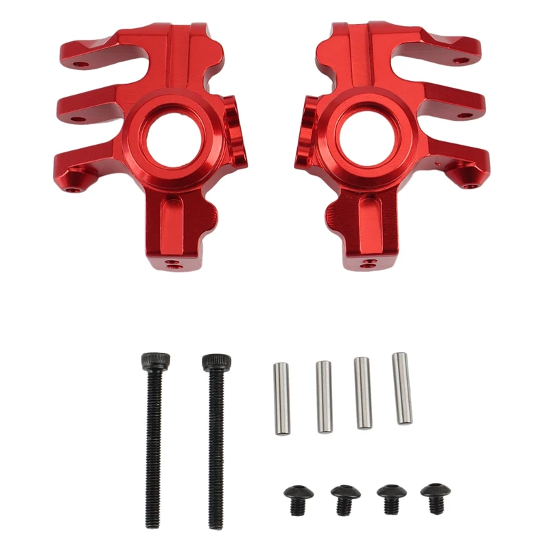 2 шт. металлический поворотный кулак рулевой чашки для AXIAL RBX10 Ryft 1/10 RC гусеничный