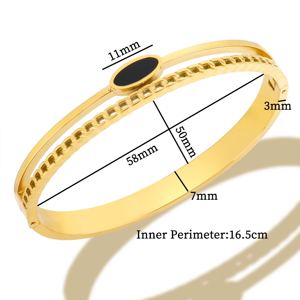 Браслет из нержавеющей стали с подвеской в виде сердца