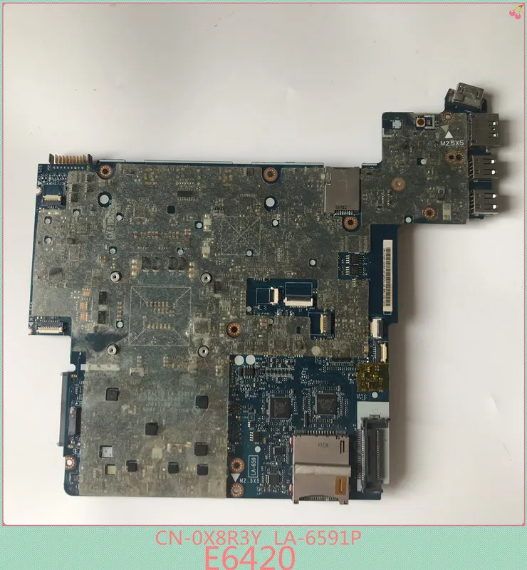 Материнская плата для ноутбука DELL E6420 материнская PAL50 LA-6591P 0X8R3Y QM67 DDR3 |