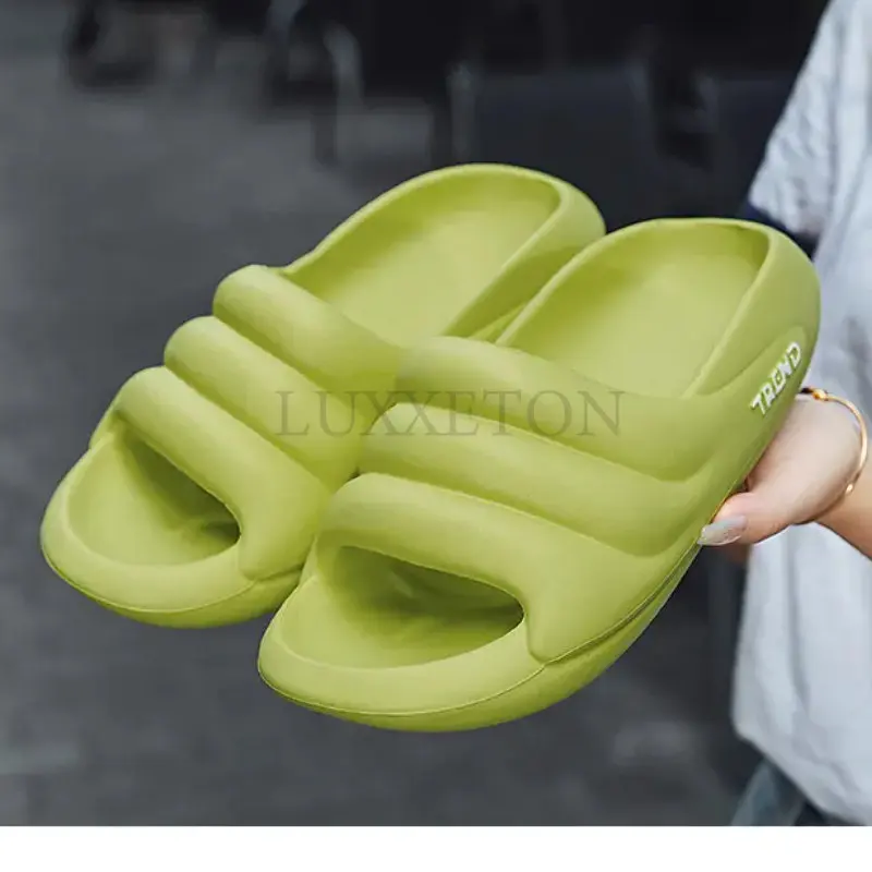 Slippers Woman Thick Soles Soft Indoor Slippers  Sofa Slides Women Anti-slip Sandals Bathing Shoes Men Slipper for Female/man images - 6