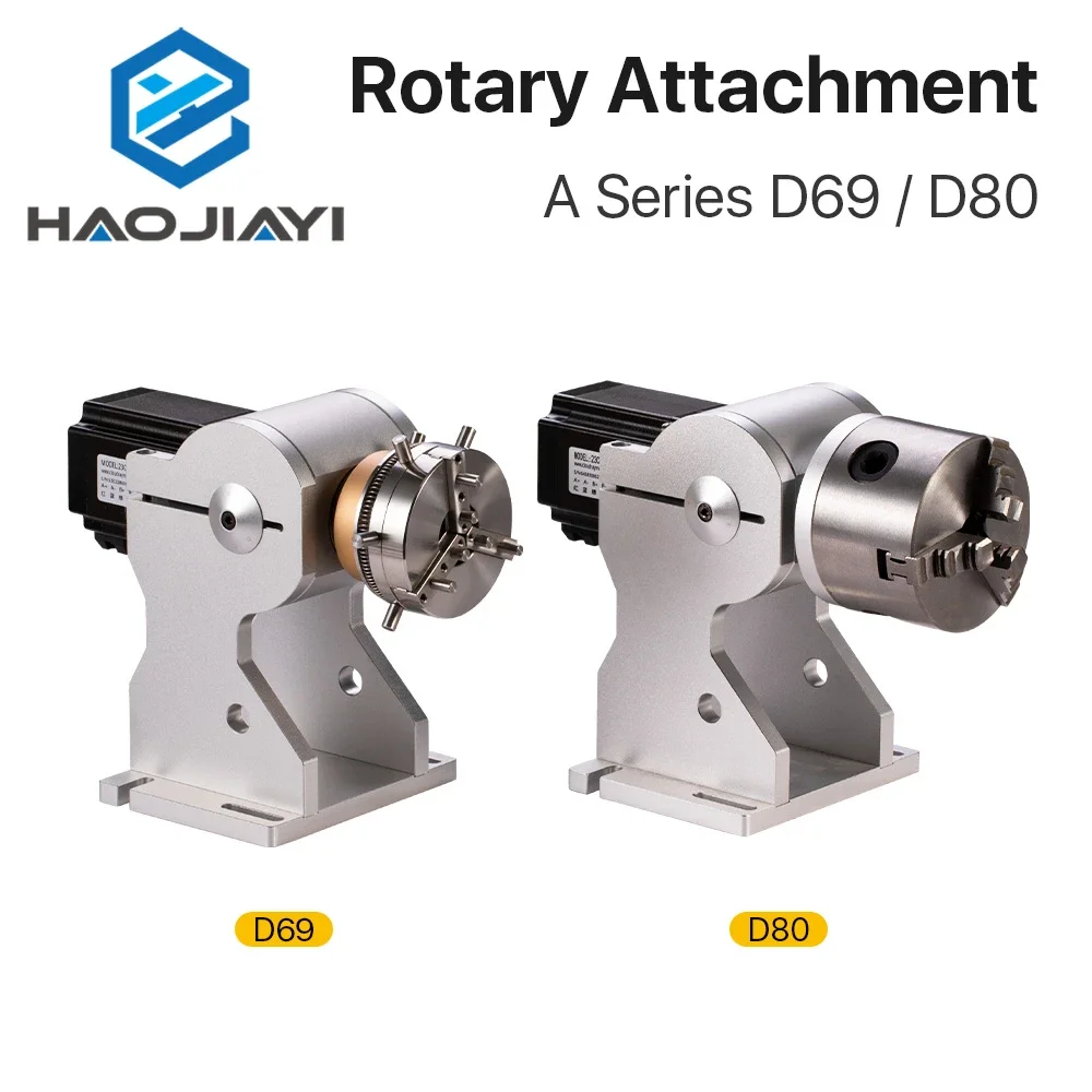 Three Chuck Rotary Worktable Device Diameter 69/80mm Fixture Gripper for Co2 &amp Fiber Marking Machine Extra Axis