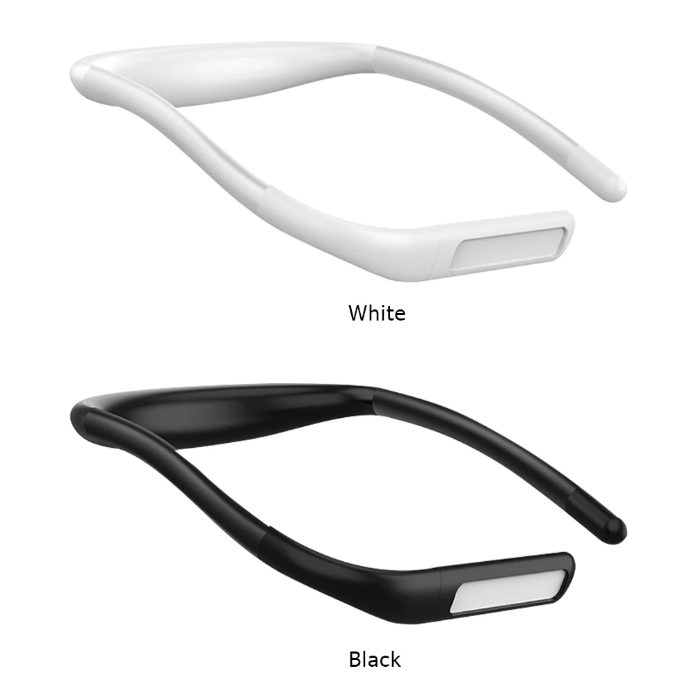 

LED Neck Reading Light 3 Colors Student Desk Lamp Stepless Dimming 1800mAh Last Up To10H 270 Degree Flexible for Reading Running