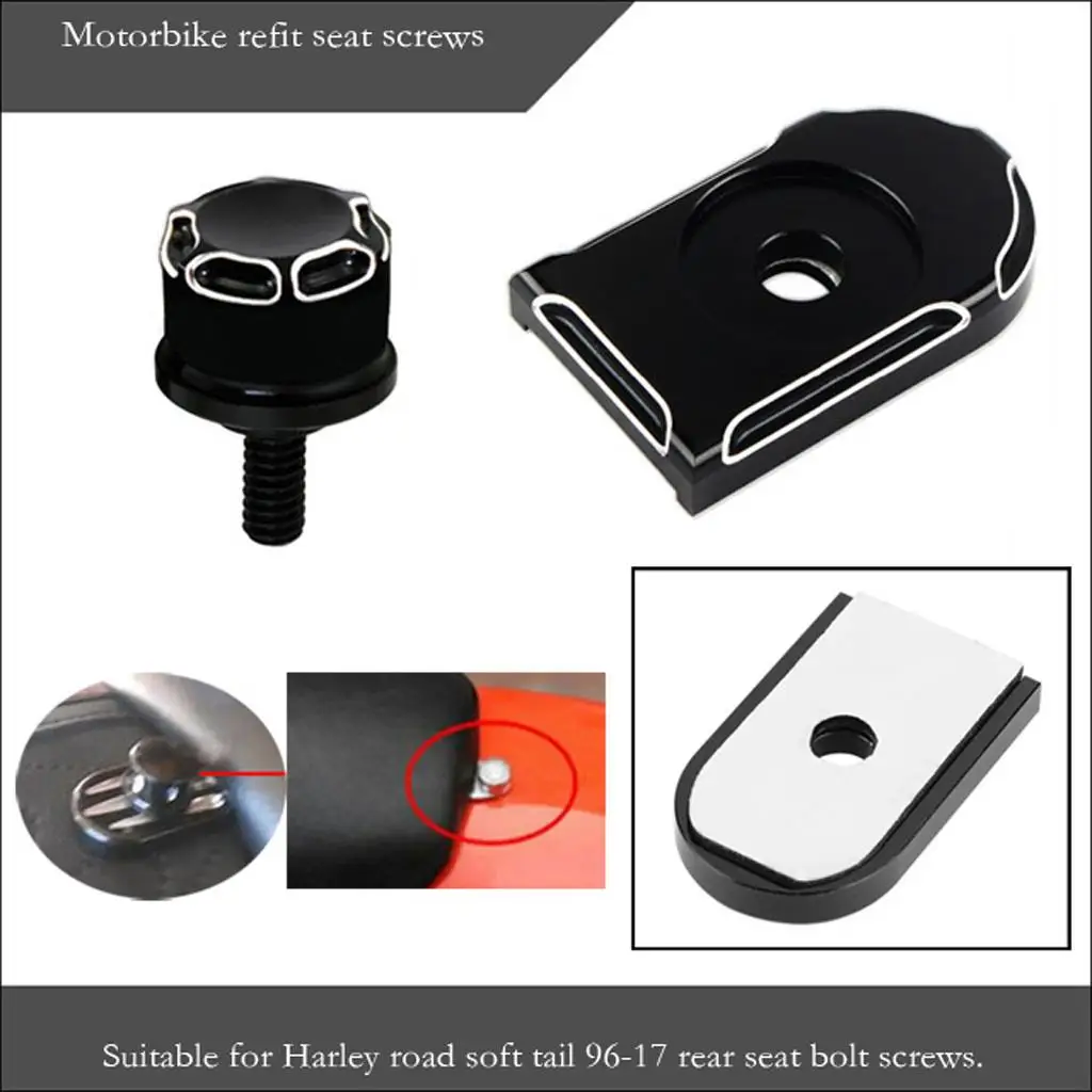 

Aluminum Seat Tab Screw Mount Knob Cover For A Type
