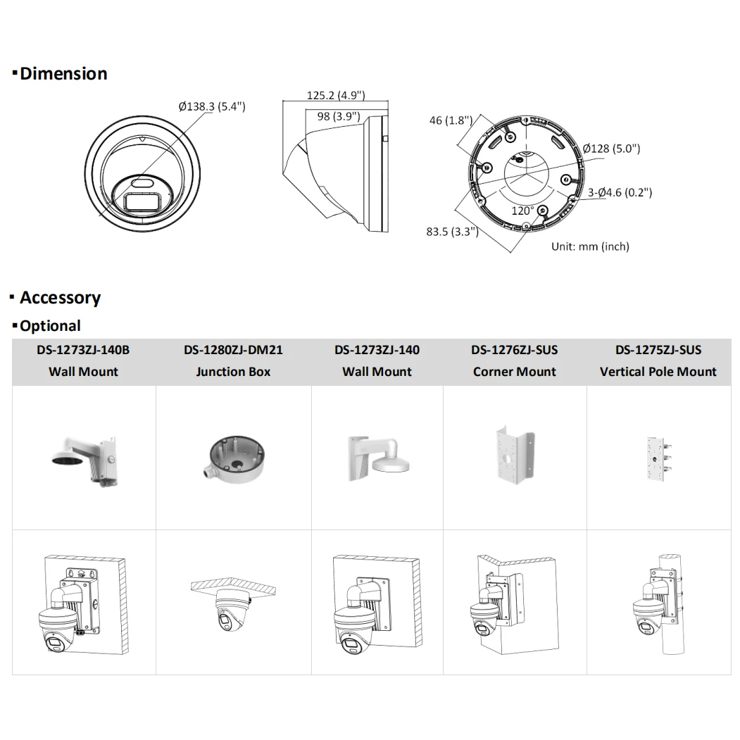 Hikvision DS-2CD2347G2-LU 4MP полный Цвет POE Встроенный микрофон Vu башни CCTV IP Камера заменить