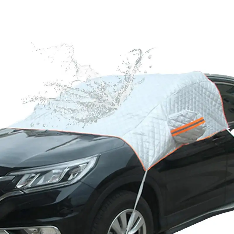 

Защитный чехол для лобового стекла, Универсальный Регулируемый Чехол для лобового стекла автомобиля