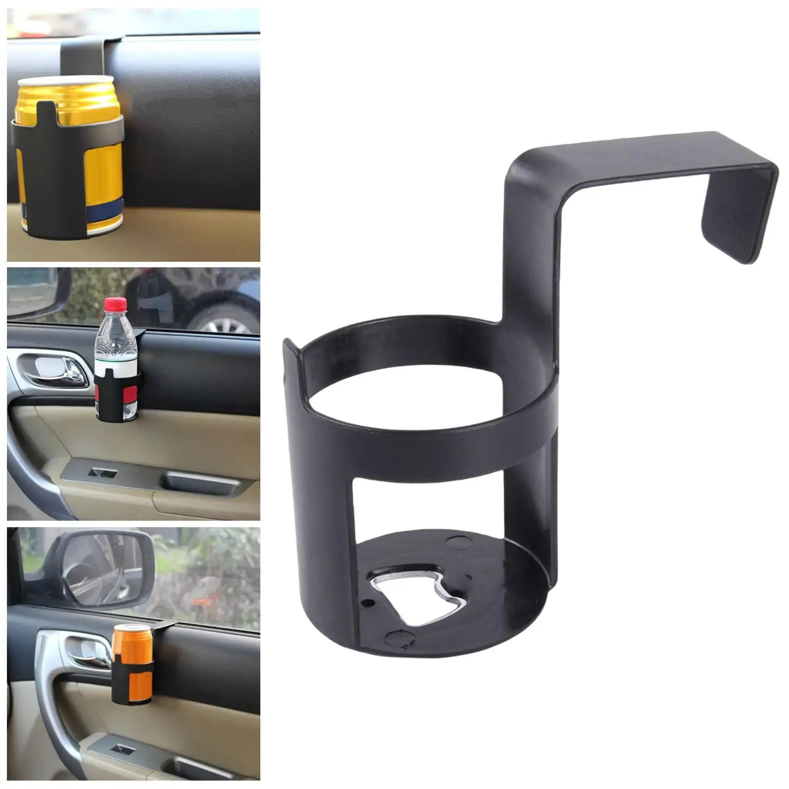 

Car Cup Holder with Hook Car Door Seats Hanging Mount Drink Bottles Bracket Water Cup Storage Holders Car Cup Drinking Holder