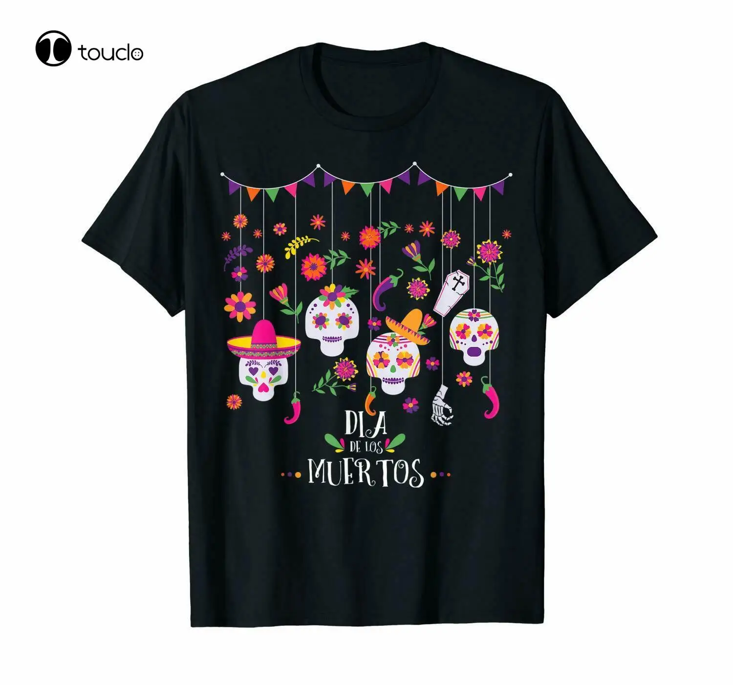 

Dia De Los Muertos Funny Day Of The Dead Hanging Skulls T-Shirt Tee Shirt unisex