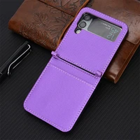 for samsung z flip3 case luxury flip pu leather card slots wallet stand case samsung z flip3 5g phone bags