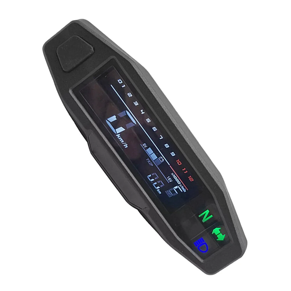 

Portable Motorbike LCD Speedometer Digital Odometer Carburetor Meter with Sensor